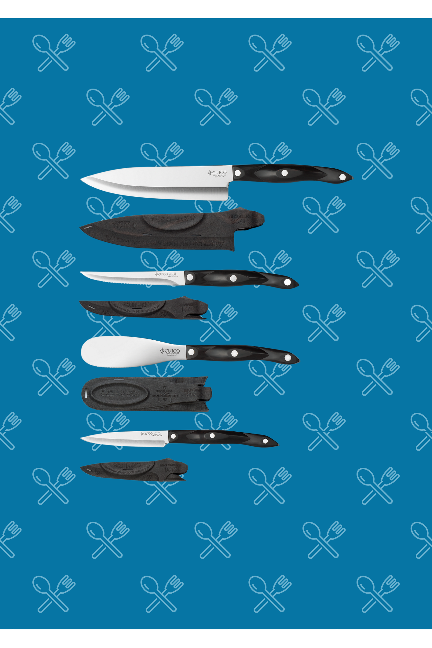 4-Pc. Knife & Sheath Set